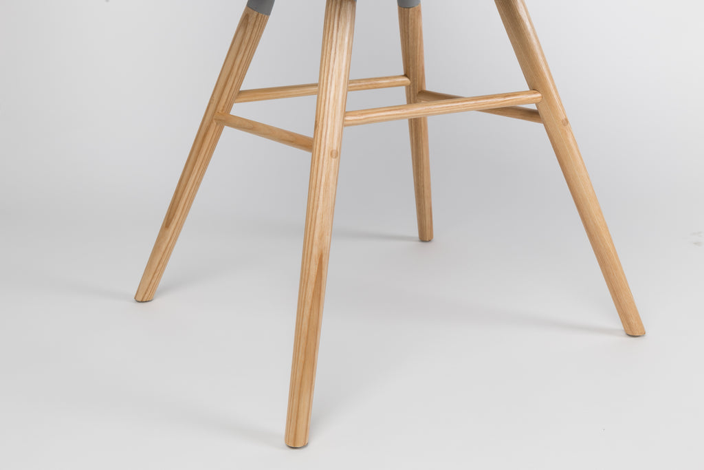 Albert Kuip - Silla de Comedor - Plástico Polipropileno - Gris Claro