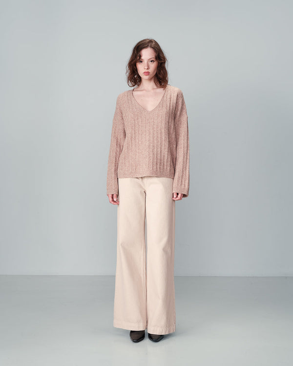 PULLOVER TAUPE NANCY TAUPE