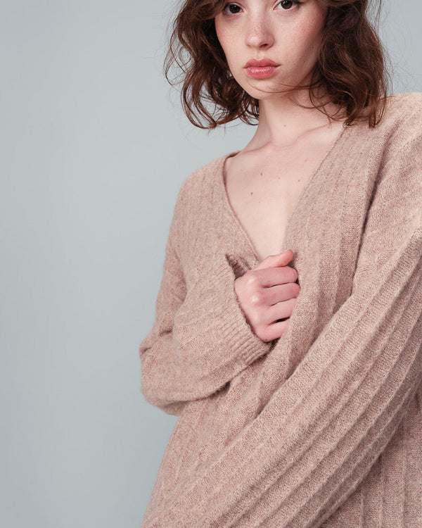 PULLOVER TAUPE NANCY TAUPE