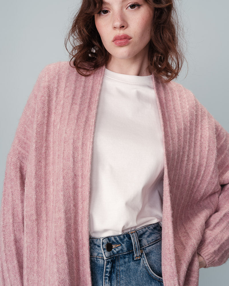 CARDIGAN ROSE NANDO ROSE