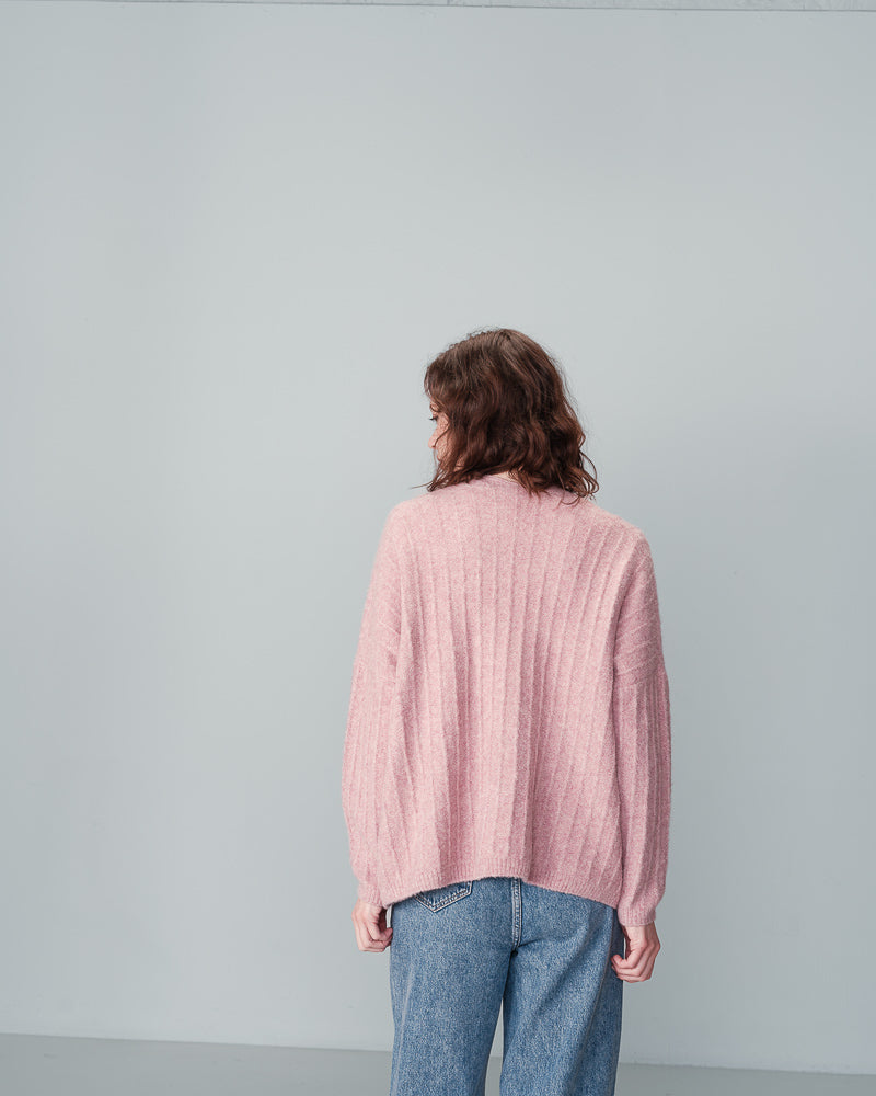 CARDIGAN ROSE NANDO ROSE