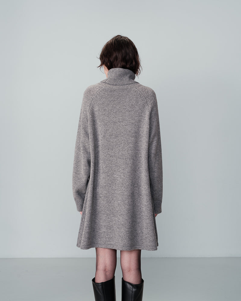 KLEID GRAU NATIVE GRAU