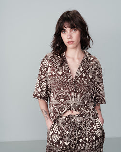 CAMICIA CIOCCOLATO NELITA CIOCCOLATO