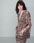 CHEMISE CHOCOLAT NELITA CHOCOLAT