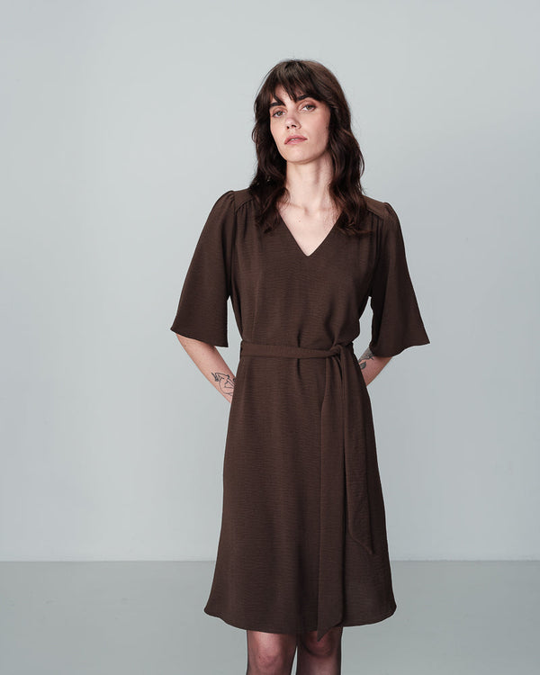 TAUPE DRESS NIA TAUPE