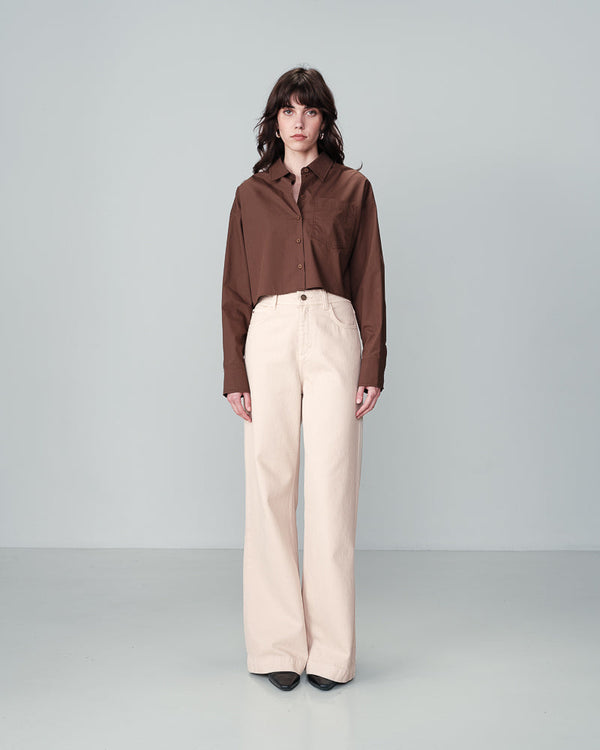 CHEMISE CHOCOLAT NIAMITA CHOCOLAT