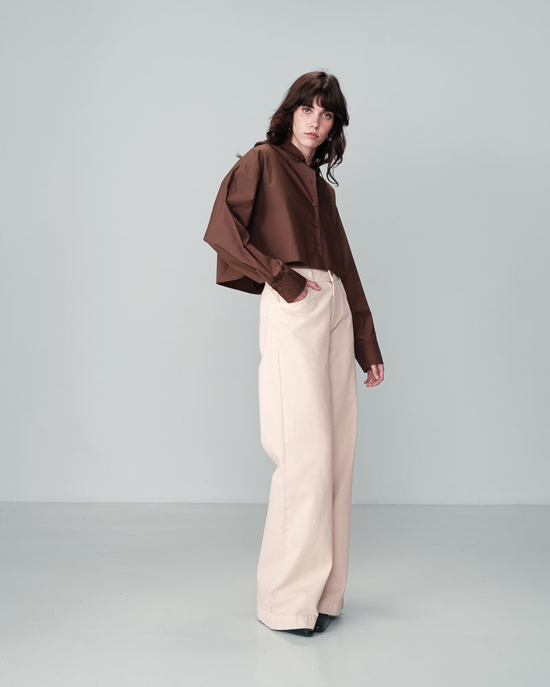 CHEMISE CHOCOLAT NIAMITA CHOCOLAT