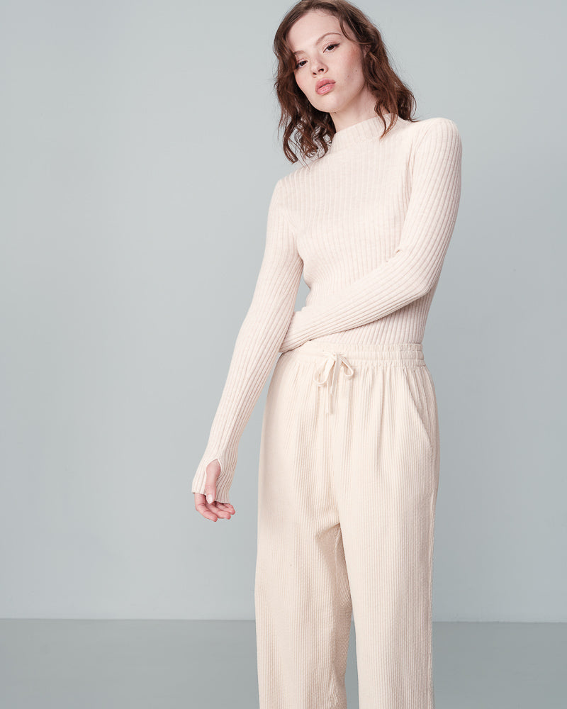 PANTALON ECRU NICOLAS ECRU