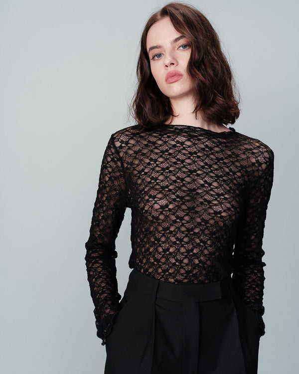 TEESHIRT NOIR NICOLE NOIR