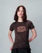 ANTRACITGRÅ T-SHIRT NICOLETTE ANTRACITGRÅ