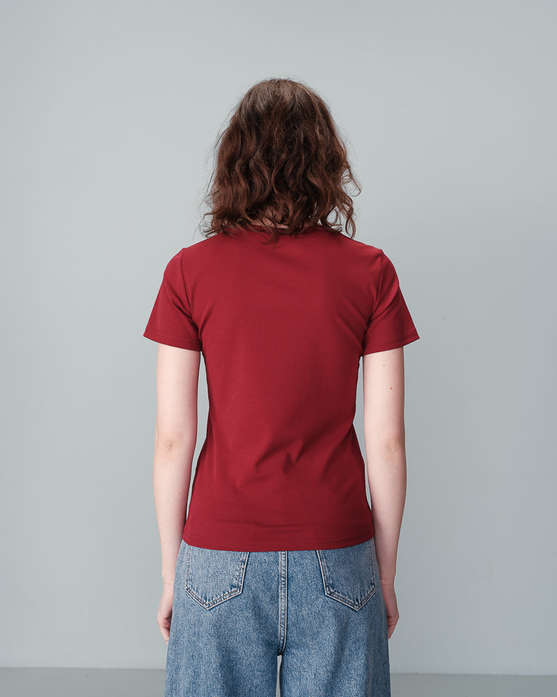 CAMISETA BURDEOS NICOLETTE BURDEOS