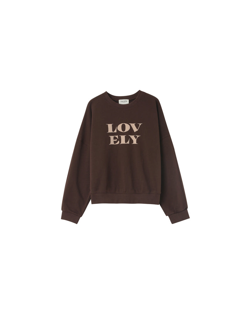 SWEAT SHIRT CHOCOLAT NIGEL CHOCOLAT