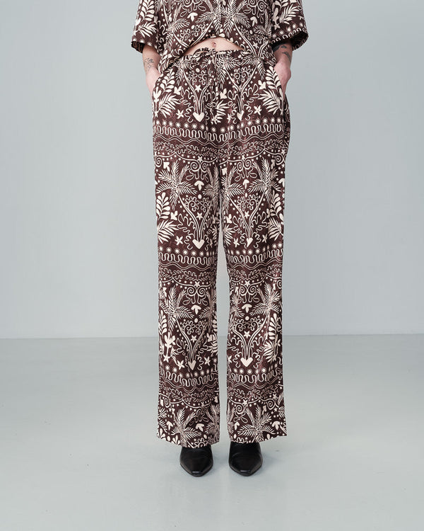 BROEK CHOCOLADEBRUIN NILOS CHOCOLADEBRUIN