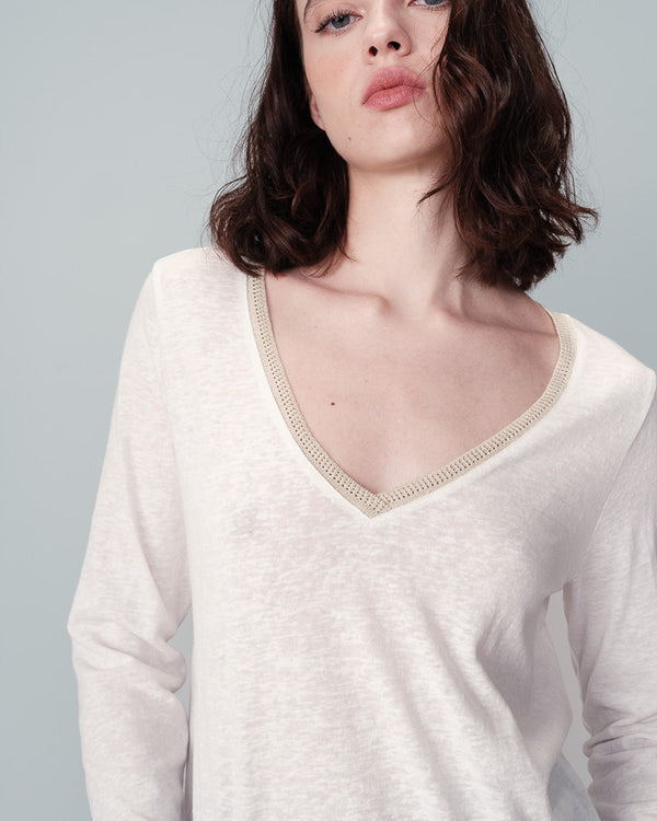 T-SHIRT ECRU NISI ECRU