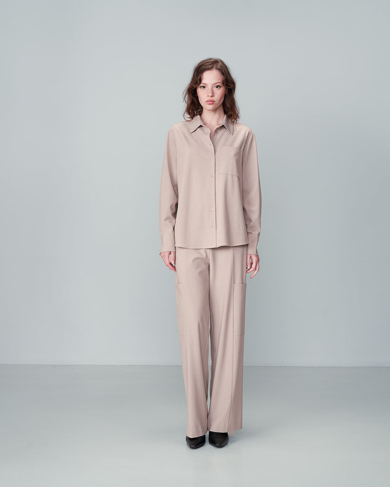 SKJORTA BEIGE NONO BEIGE