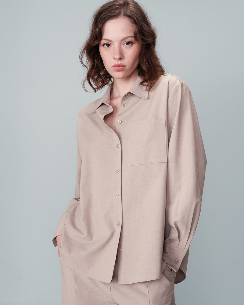 SKJORTA BEIGE NONO BEIGE