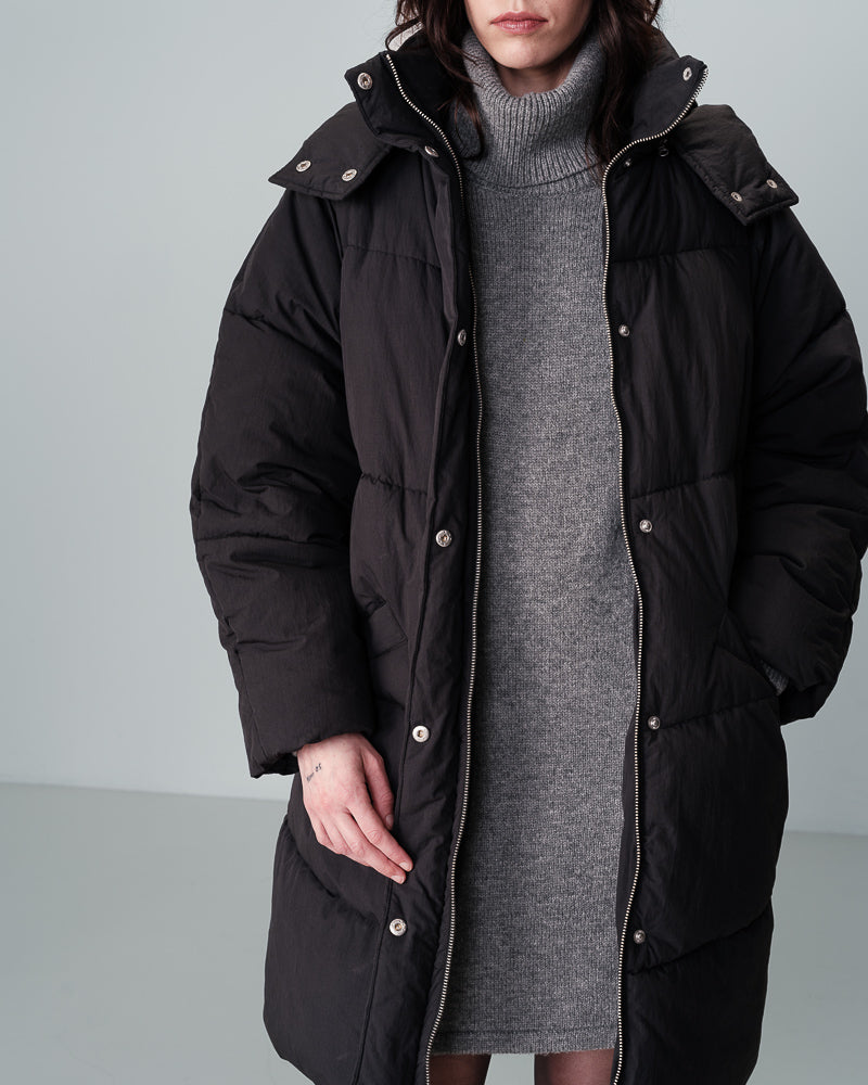 DAUNENJACKE SCHWARZ NORTH SCHWARZ