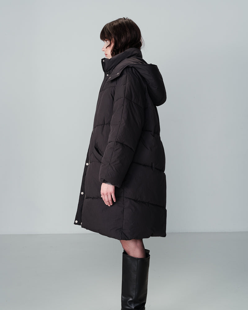 DAUNENJACKE SCHWARZ NORTH SCHWARZ