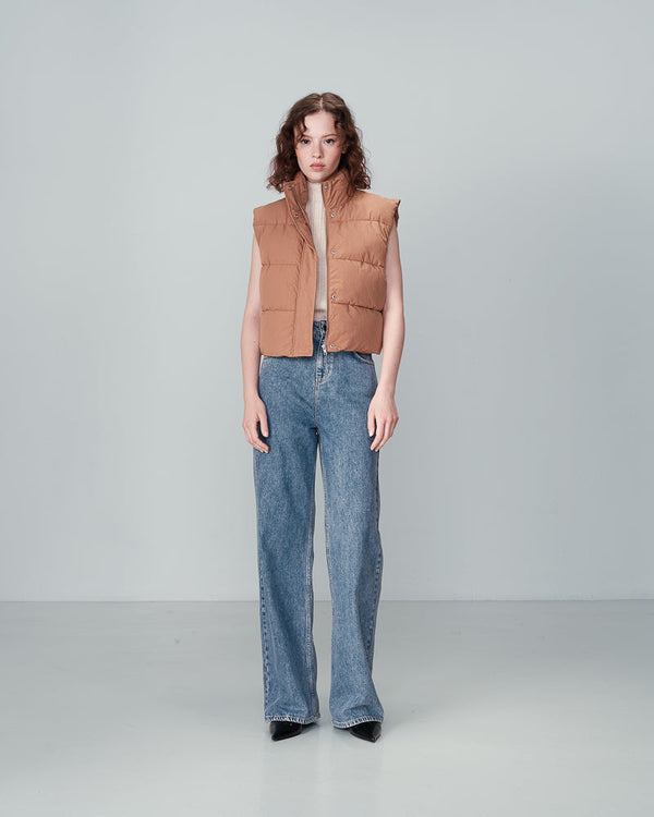 DAUNENJACKE CAMEL NYLON CAMEL