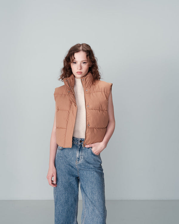 KURTKA PUCHOWA CAMEL NYLON CAMEL