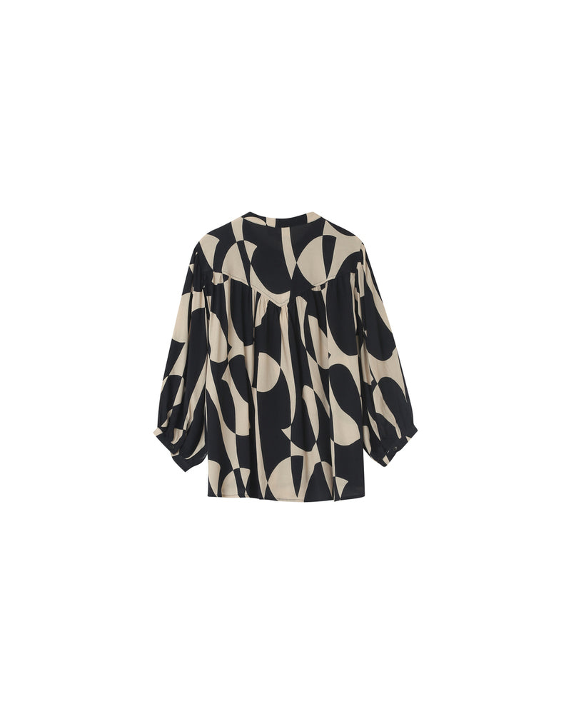 BLUSA NERA NYMPHEA NERA