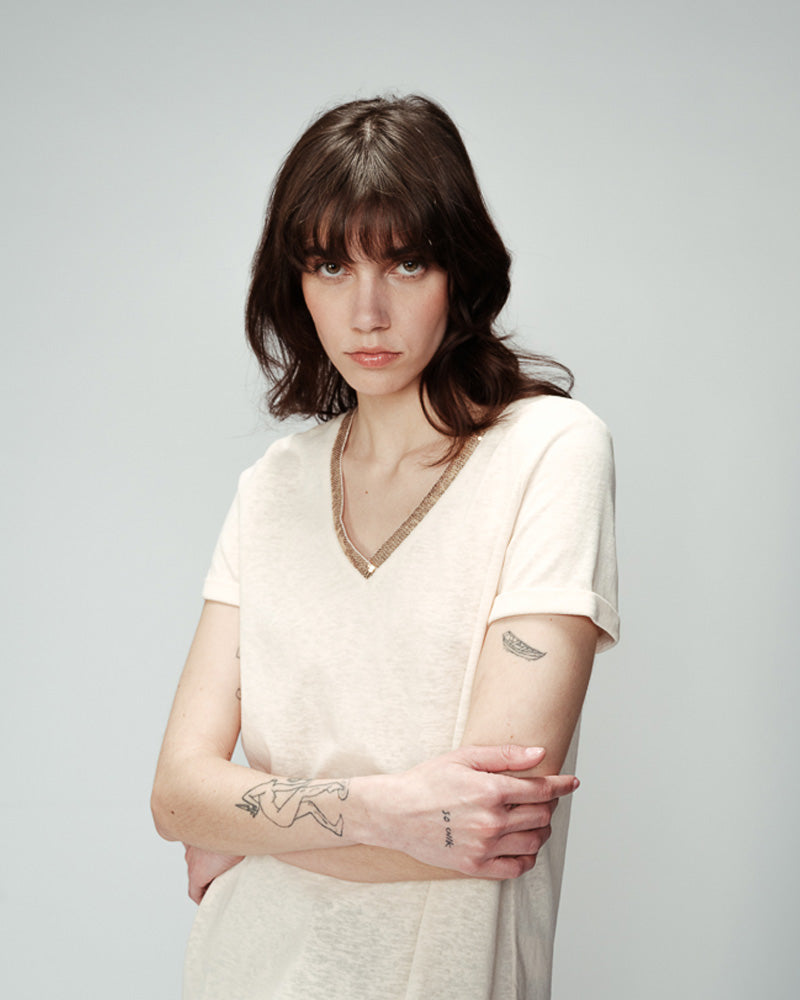 T-SHIRT BEIGE ODELIE BEIGE