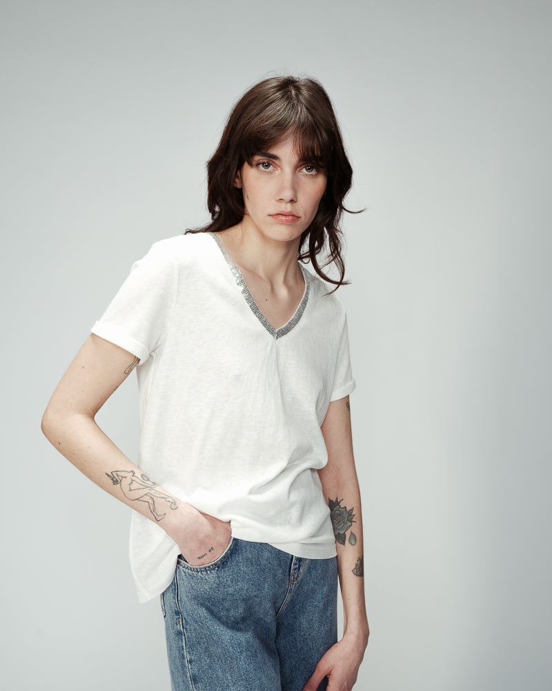 T-SHIRT ECRU ODELIE ECRU