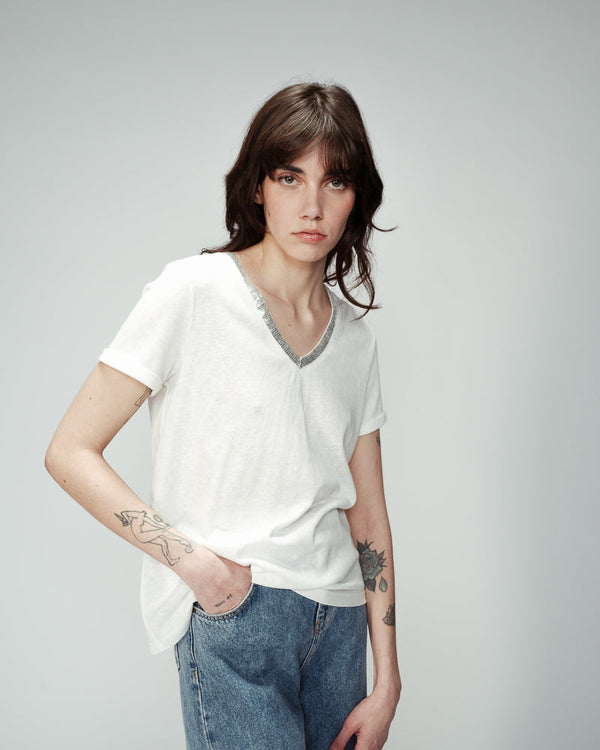 T-SHIRT ECRÙ ODELIE ECRÙ