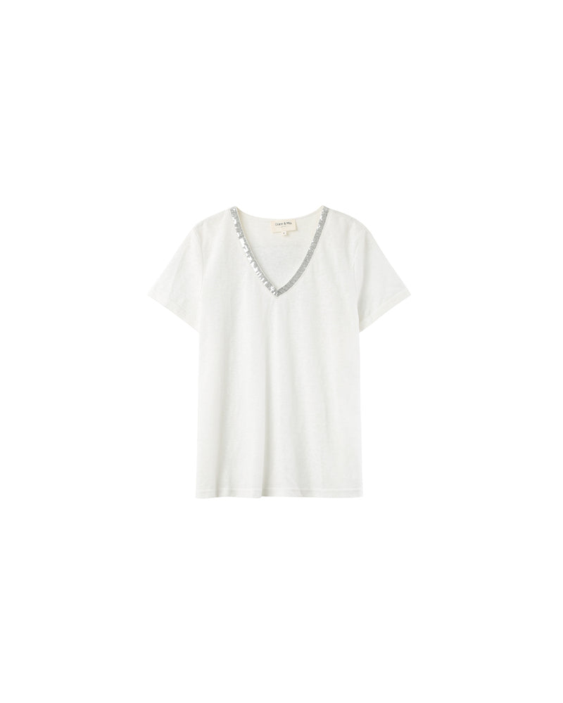 T-SHIRT ECRU ODELIE ECRU