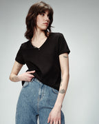 T-SHIRT NOIR ODELIE NOIR