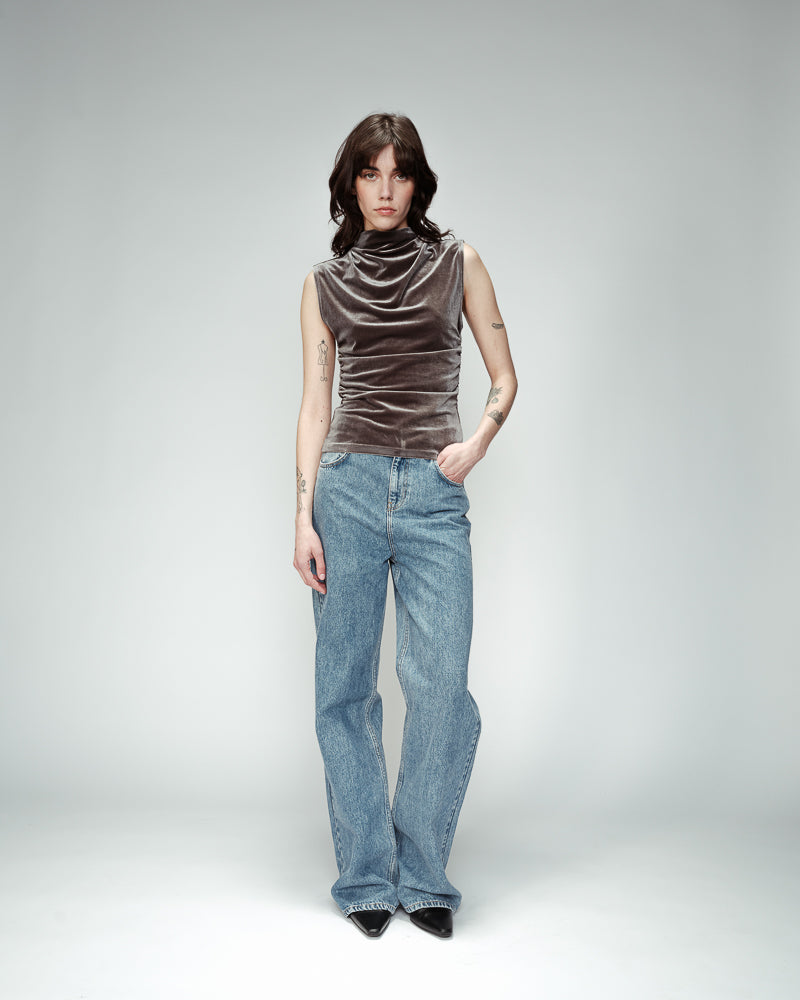 SZARY TOP ODESSA SZARY