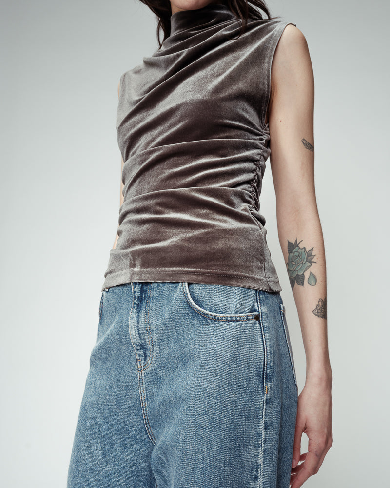 SZARY TOP ODESSA SZARY