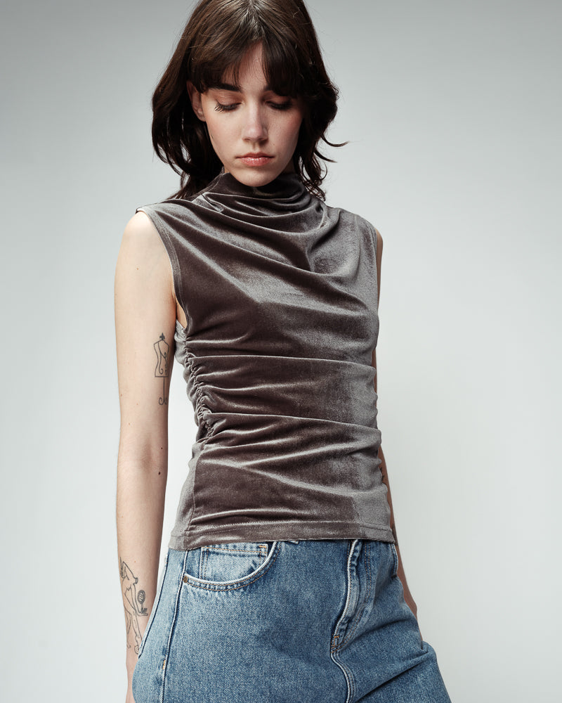 SZARY TOP ODESSA SZARY