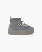 Classic Low Platform Boots - Grey