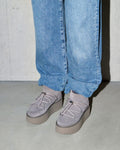 Classic Low Platform Boots - Grey