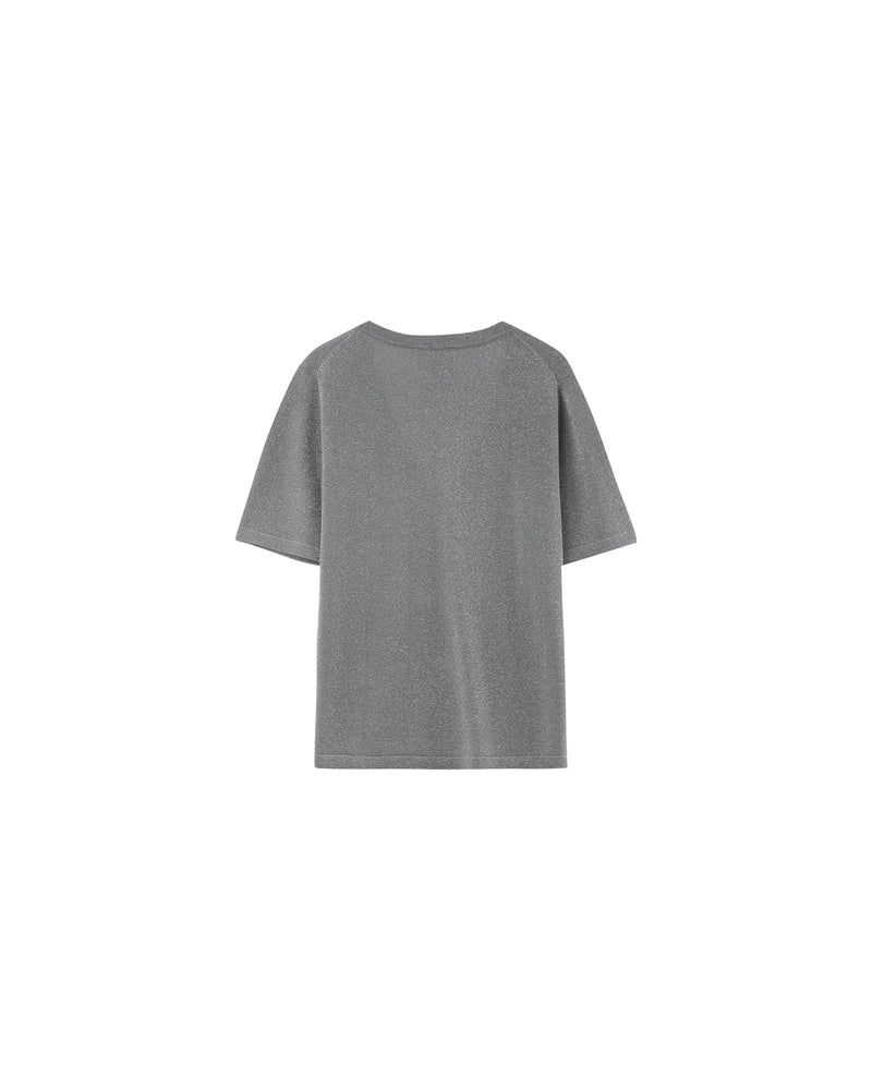 SILVERFÄRGAD T-SHIRT OMALIA SILVER