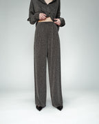 PANTALONI ARGENTO OPIUM ARGENTO