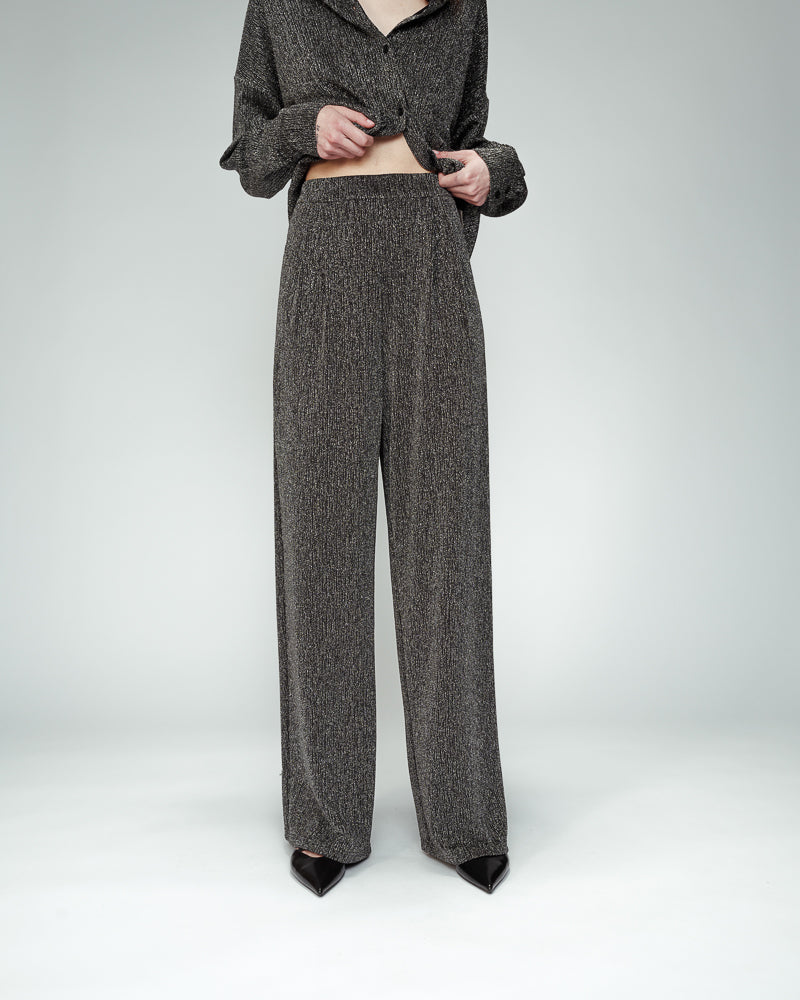 PANTALONI ARGENTO OPIUM ARGENTO