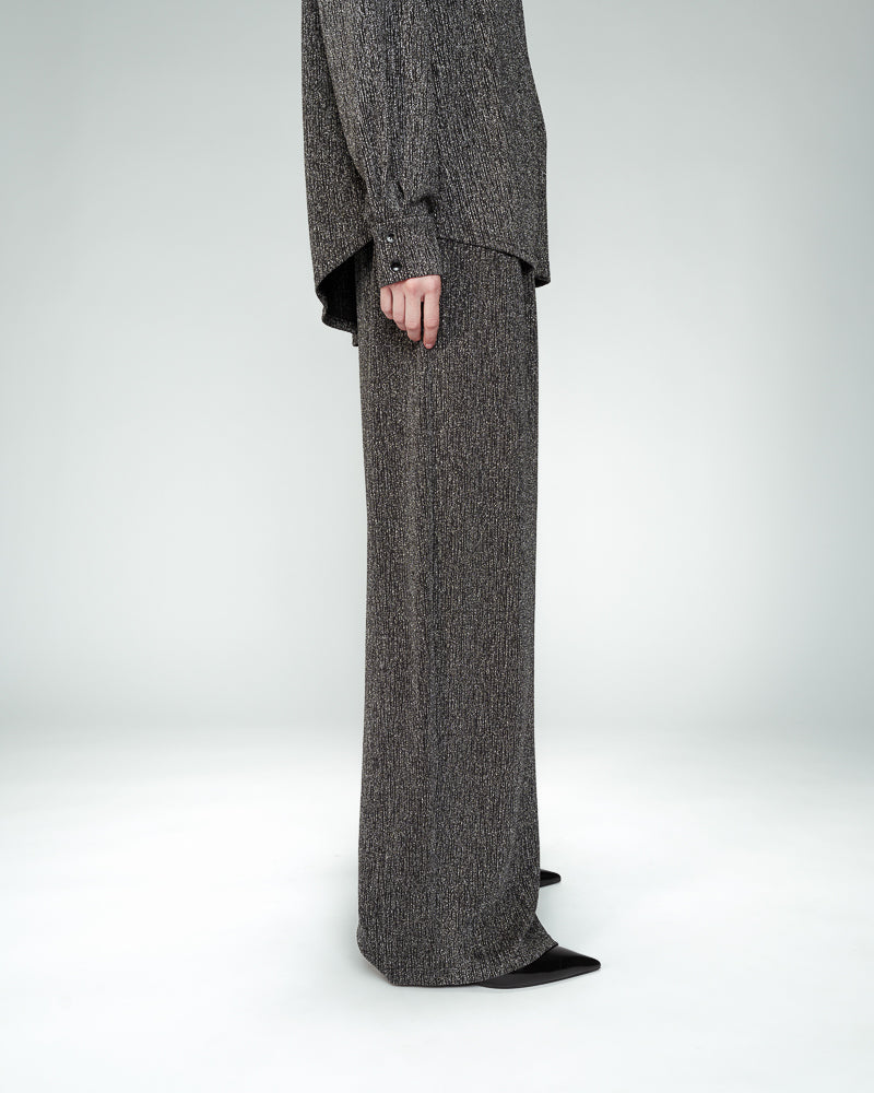 PANTALONI ARGENTO OPIUM ARGENTO