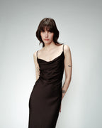 ROBE LONGUE NOIR ORPHEE NOIR