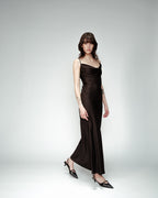 ROBE LONGUE NOIR ORPHEE NOIR
