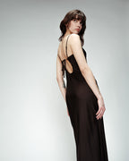 ROBE LONGUE NOIR ORPHEE NOIR