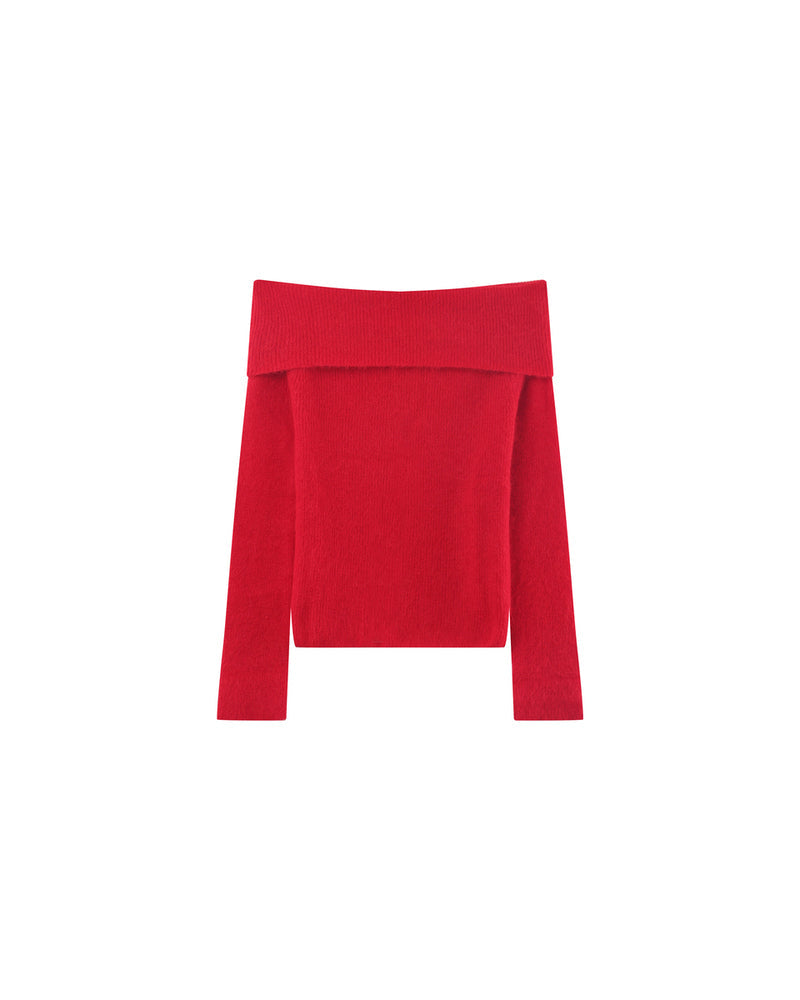 RED JUMPER ORANGER RED