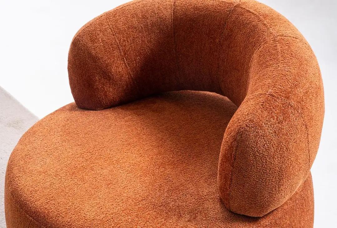 Rio Wingback Armchairs - Brick Red