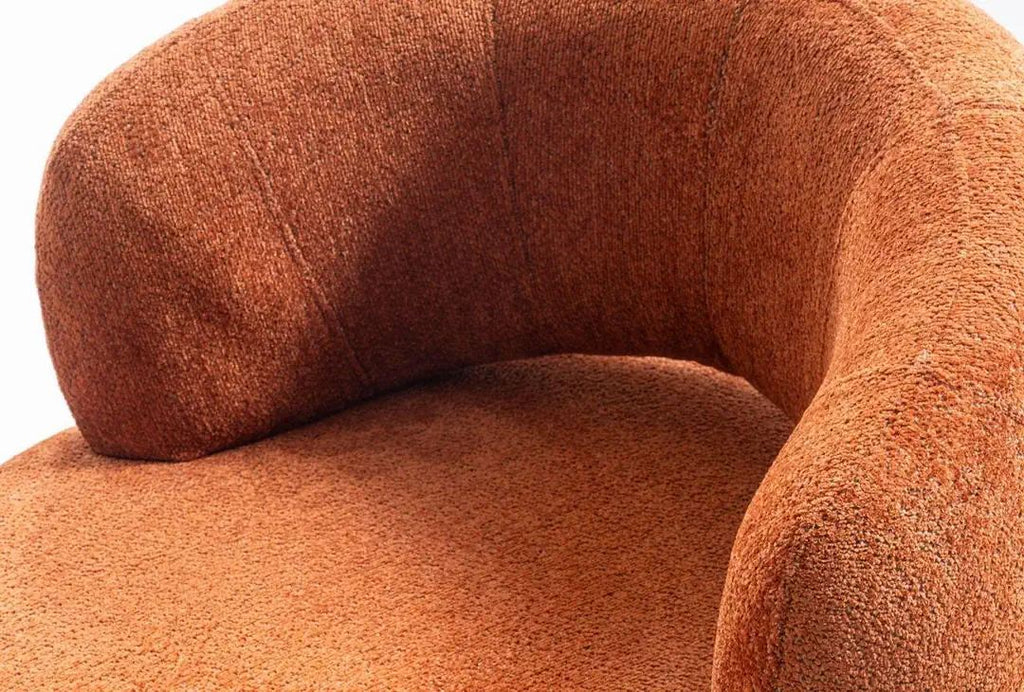 Rio Wingback Armchairs - Brick Red