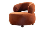 Rio Wingback Armchairs - Brick Red