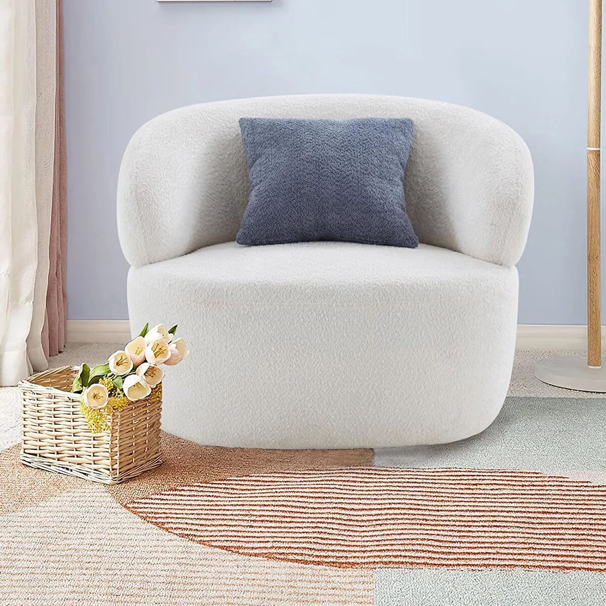 Fauteuil À Oreilles Venedik - Blanc
