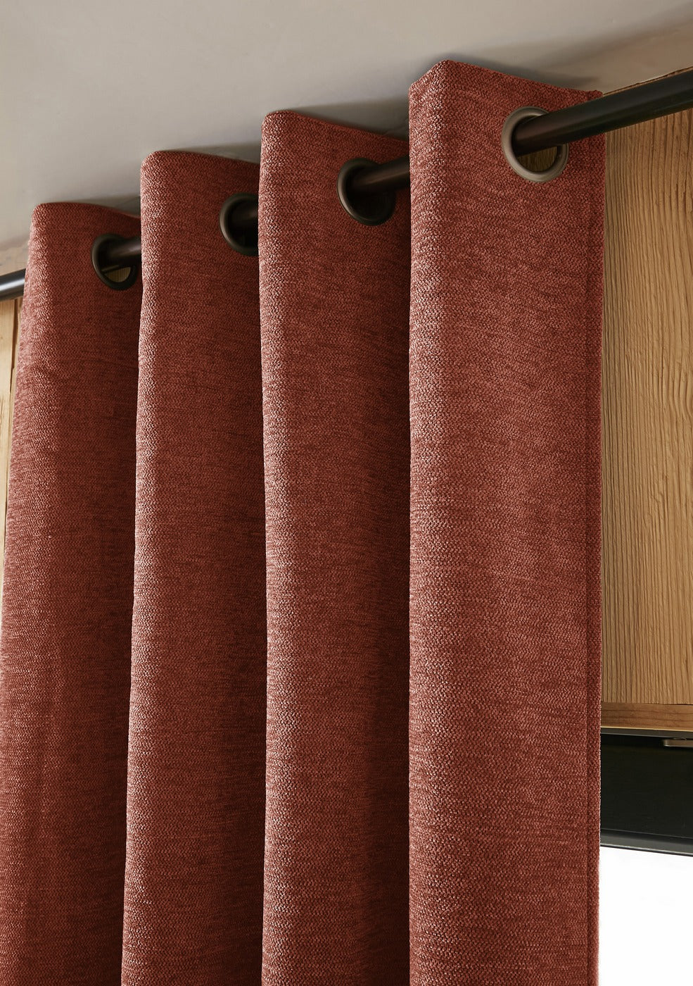 Bjorn - Rideau Occultant + Polaire - Polyester - Terracotta