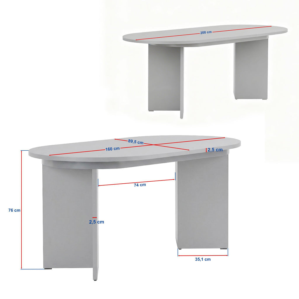 Extendable Dining Tables Sorell - Travertine