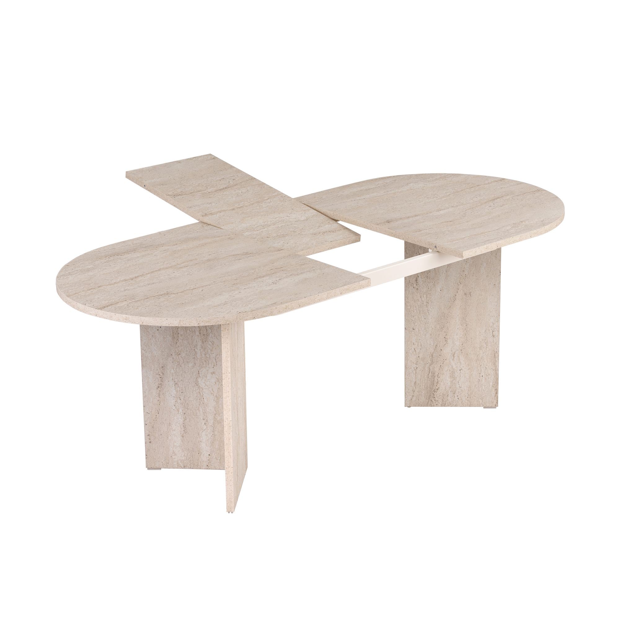 Extendable Dining Tables Sorell - Travertine